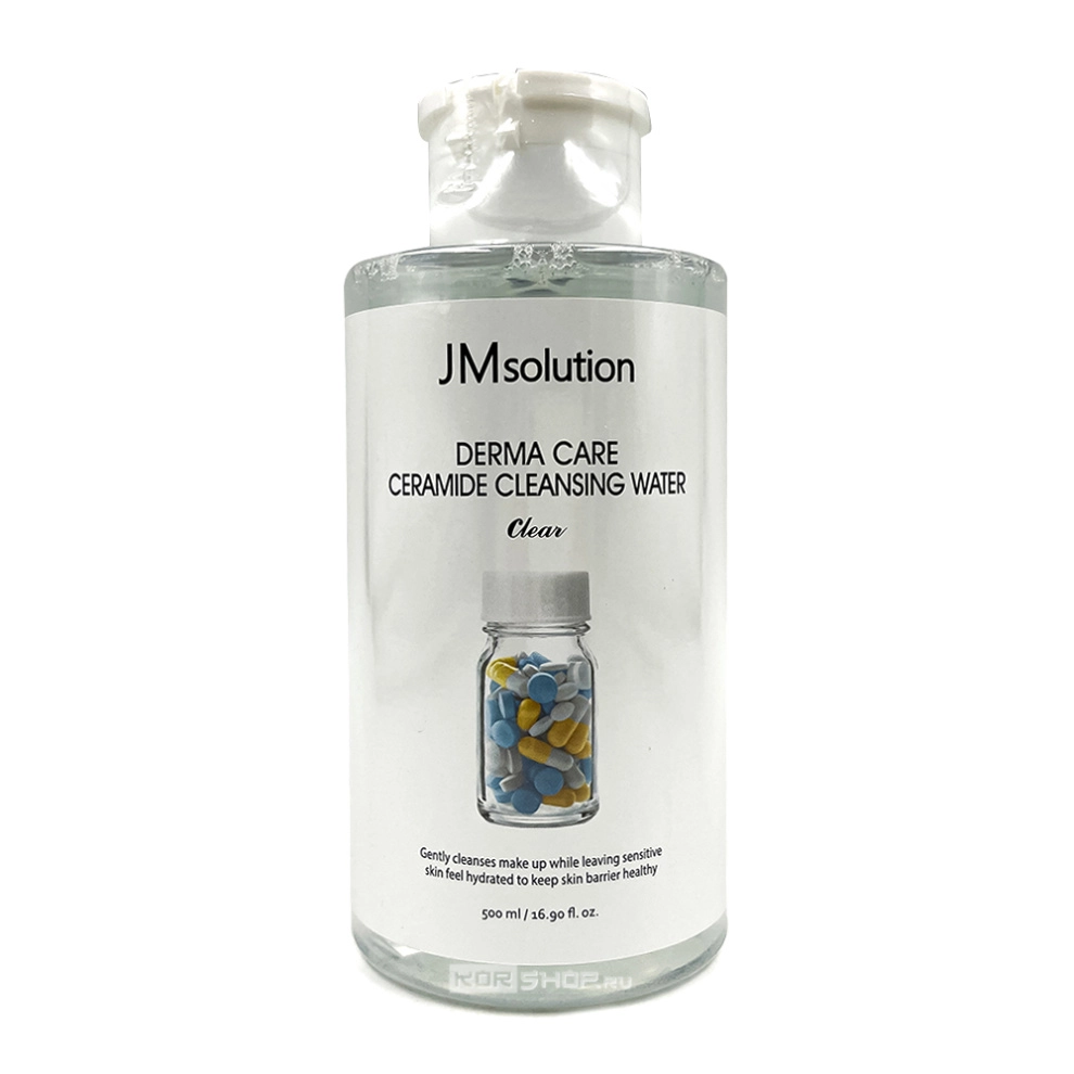 Мицеллярная вода с керамидами Derma Care Ceramide Cleansing Water Clear JMsolution, Корея, 500 мл Мицеллярная вода с керамидами Derma Care Ceramide Cleansing Water Clear JMsolution, Корея, 500 мл