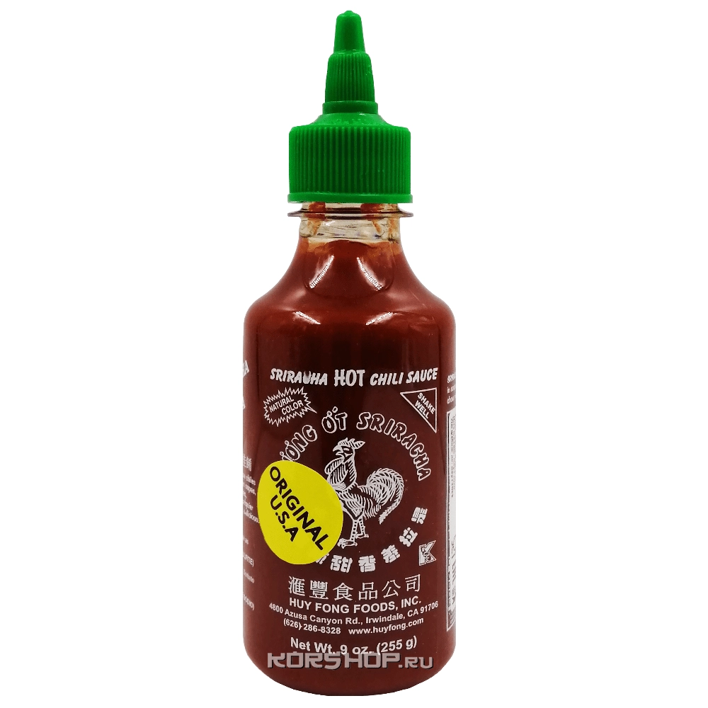 Острый соус Шрирача Хай Фонг Фудз/Huy Fong Foods, США, 255 г Острый соус Шрирача Хай Фонг Фудз/Huy Fong Foods, США, 255 г