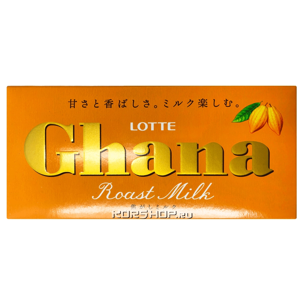 Шоколад «Топленое Молоко» Ghana Lotte, Япония, 50 г Шоколад «Топленое Молоко» Ghana Lotte, Япония, 50 г