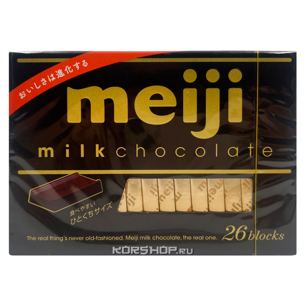 Молочный шоколад Meiji, Япония, 120 г Молочный шоколад Meiji, Япония, 120 г