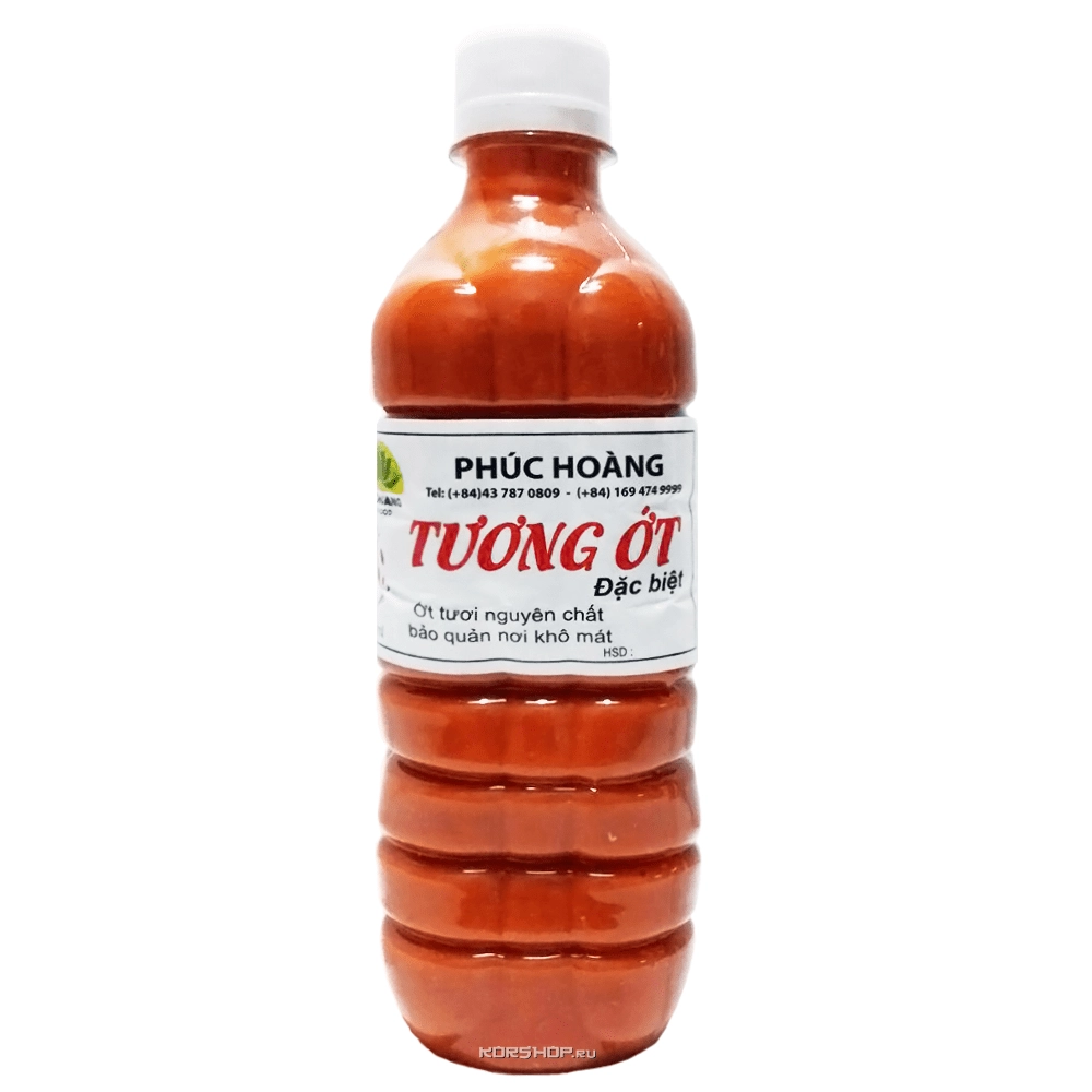 Сверхострый соус чили Tuong Ot, Вьетнам, 500 мл Сверхострый соус чили Tuong Ot, Вьетнам, 500 мл