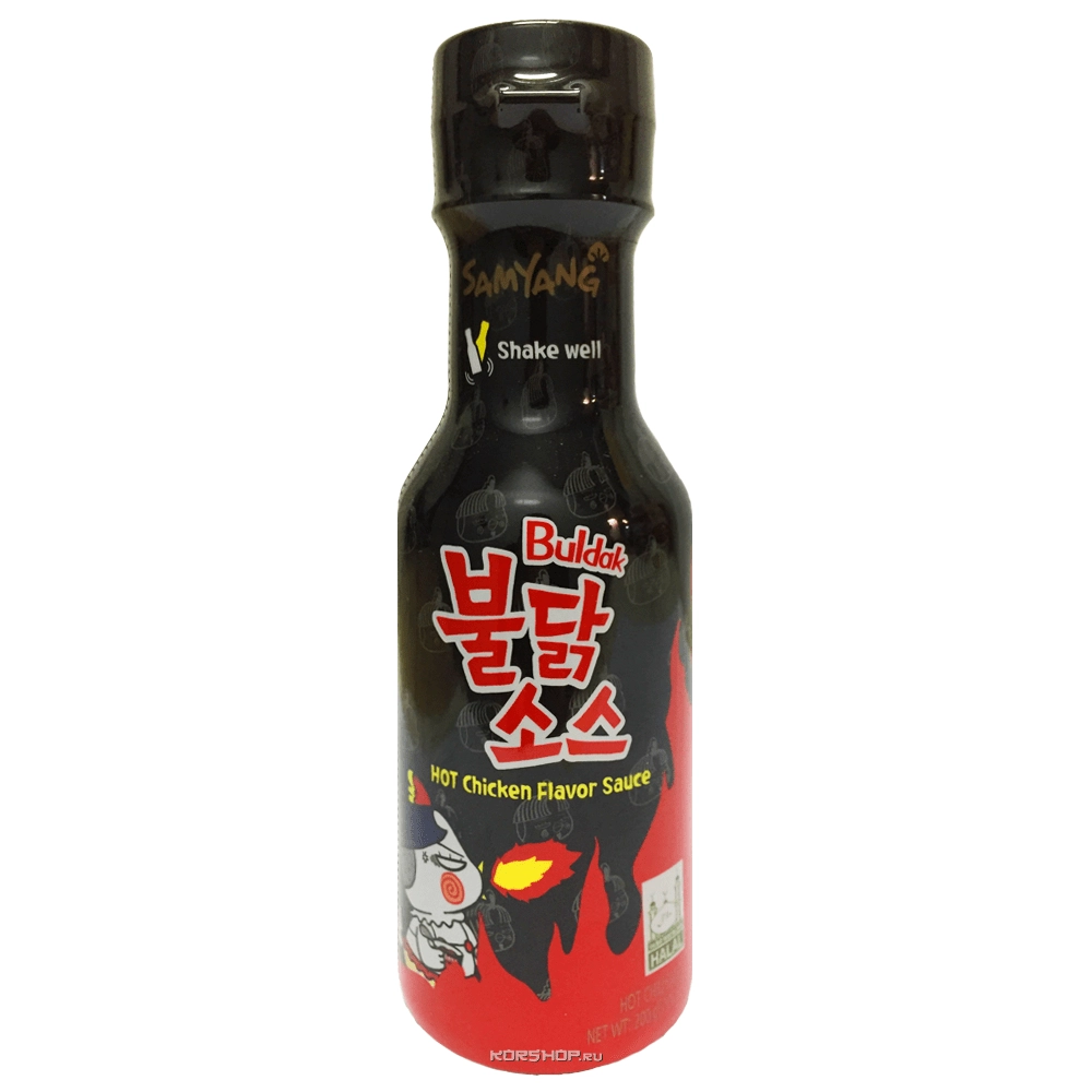 Острый соус со вкусом курицы бульдак Samyang, Корея, 200 г Острый соус со вкусом курицы бульдак Samyang, Корея, 200 г