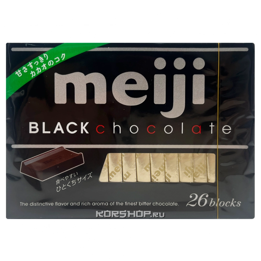 Темный горький шоколад Meiji, Япония, 120 г Темный горький шоколад Meiji, Япония, 120 г