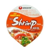 Лапша сублимированная с креветками Сеутанг (стакан) NongShim, Корея 67 г Лапша сублимированная с креветками Сеутанг (стакан) NongShim, Корея 67 г